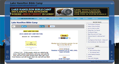 Desktop Screenshot of lakehamiltonbiblecamp.com
