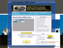 Tablet Screenshot of lakehamiltonbiblecamp.com
